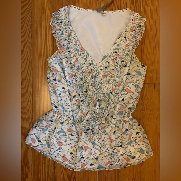 Lauren Conrad Peplum Top - Picture 1 of 5